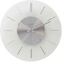 GL200922 Часы настенные, круглые, цвет корпуса белый, стекло, 32,7 см, источник питания 1 батарейка АА