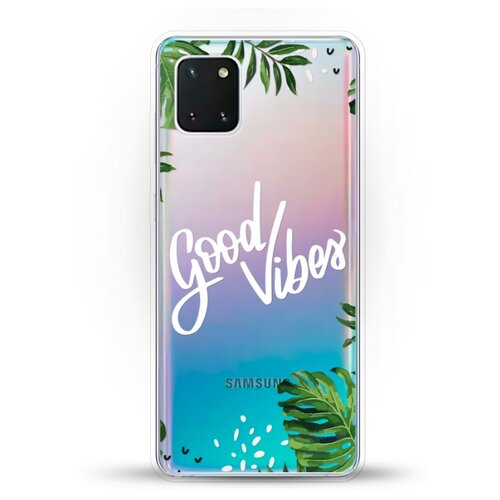 фото Силиконовый чехол good vibes на samsung galaxy note 10 lite andy & paul