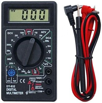 Мультиметр цифровой (тестер) DT-832 с звуковой прозвонкой — купить в интернет-магазине по низкой цене на Яндекс Маркете