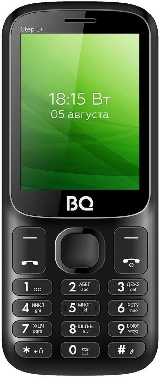 Мобильный телефон BQ 2440 Step L+ Black/Green - фото №6