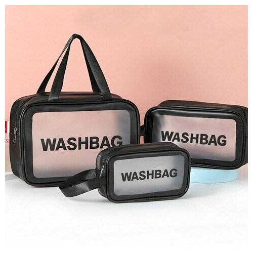 фото Набор косметичка сумка в бассейн баню дорожная 3 шт нет бренда