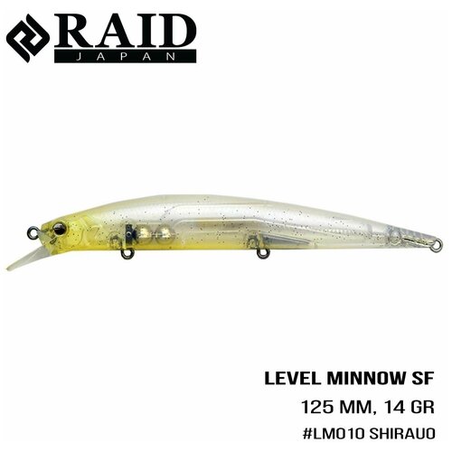 Воблер Raid Level Minnow 125mm, 14g #010 Sirauo