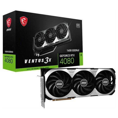 Видеокарта MSI RTX4080 16GB VENTUS 3X OC GDDR6X 256-bit DPx3 HDMI