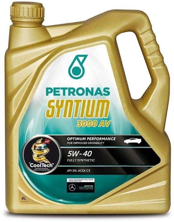 Масло моторное Petronas SYNTIUM 3000 AV 5W40, 4л (арт. 18284019) PET-5W40-3000AV-4L