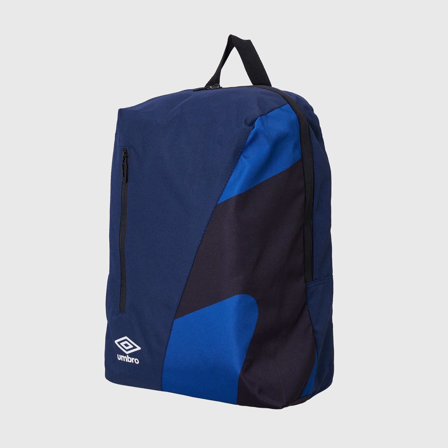 Спортивный рюкзак Umbro Team Training Backpack с одним отделением / Большой рюкзак Umbro для тренировки передним карманом на молнии / сине-черный, 23л, 43 х 31 х 17 см