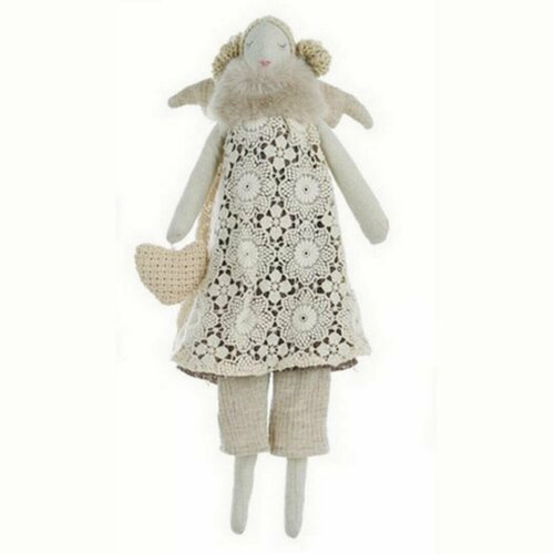 Кукла декоративная Ангел, интерьерная кукла, декор для дома интерьера ELSA COLLECTION BLANC MARICLO