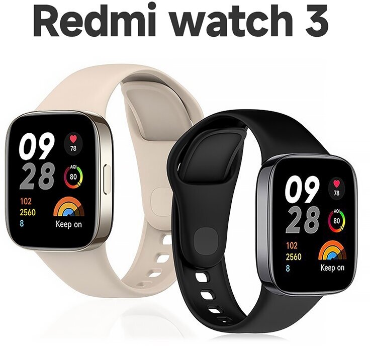 Умные часы Xiaomi Redmi Watch 3 Global для РФ, черный - фотография № 5