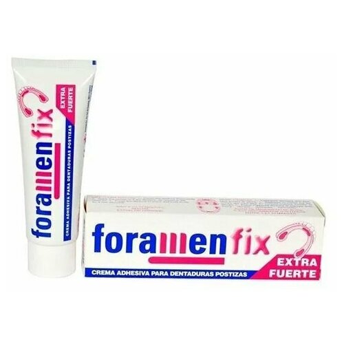 Купить FORAMEN FIX Фиксирующий крем для надёжной фиксации съемных зубных протезов, 40 г, Полоскание и уход за полостью рта