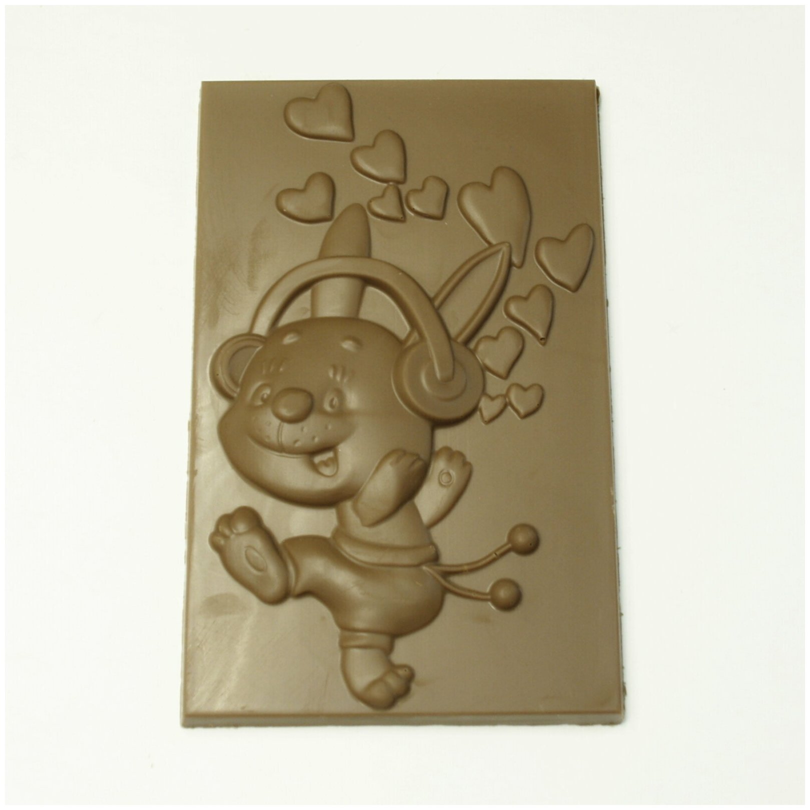 Подарочная шоколадная плитка Frade/Фраде - Плитка Счастливый Кролик (вес-140г) (молочный)