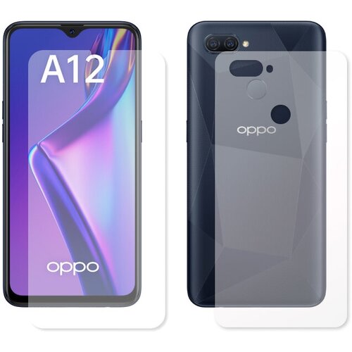 гидрогелевая пленка luxcase для oppo a54 front and back transparent 86397 Гидрогелевая пленка LuxCase для Oppo A12 0.14mm Front and Back Transparent 86974