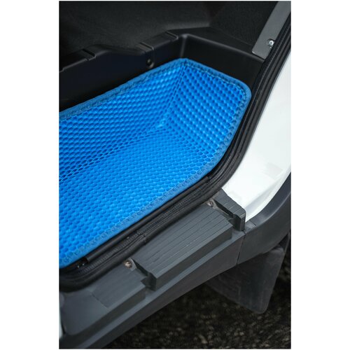 Ковры на пороги для ам Газель 3302 материал EVA синий 3D формованные к-т 2шт 1686₽