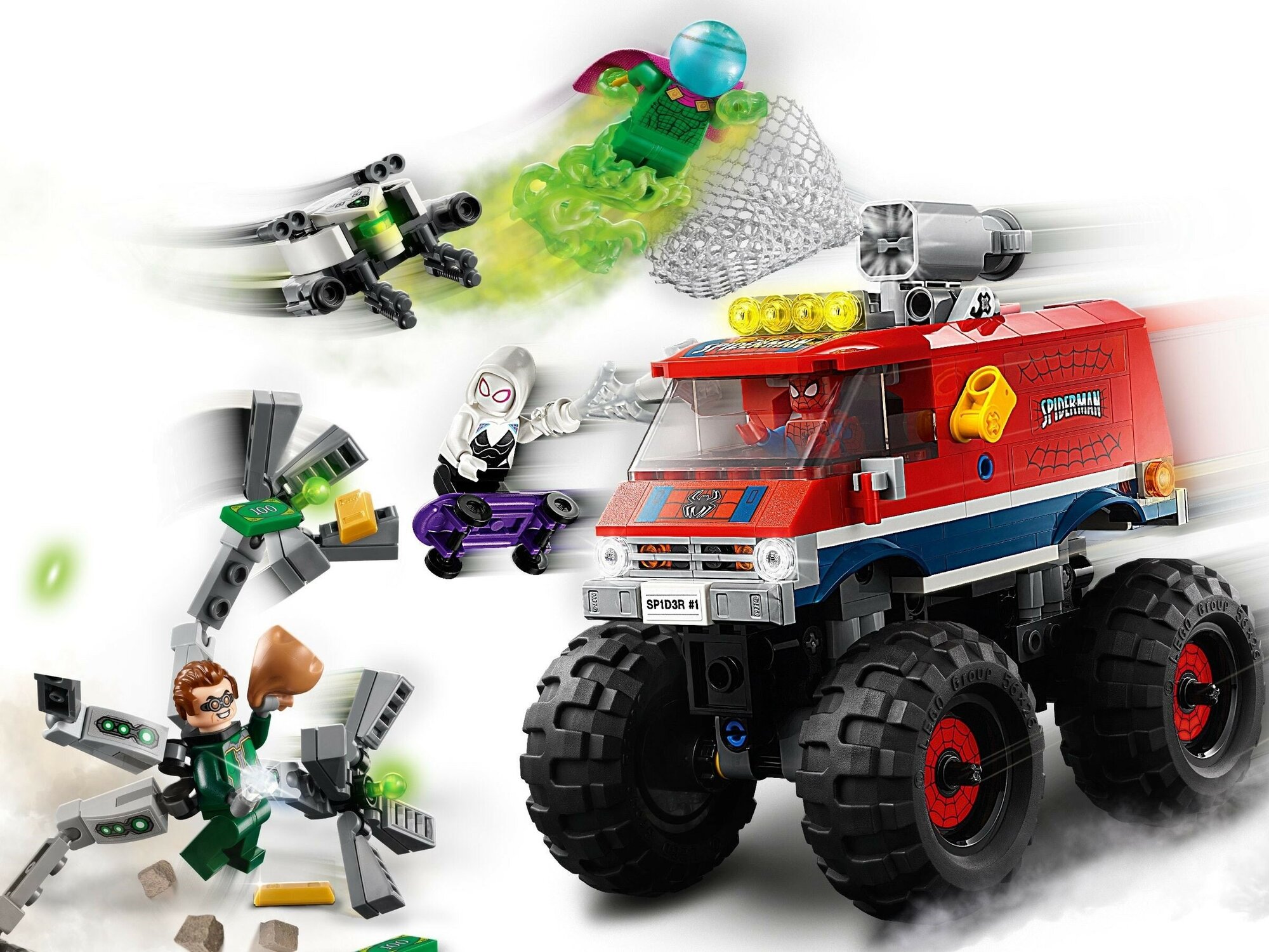 Конструктор LEGO Super Heroes Монстр-трак Человека-Паука против Мистерио - фото №15