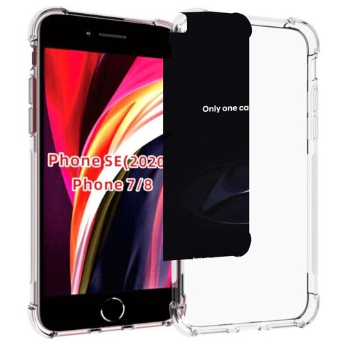 Чехол MyPads хендай hyundai 3 для iPhone 7 4.7 / iPhone 8 / iPhone SE 2 (2020) / Apple iPhone SE3 2022 задняя-панель-накладка-бампер