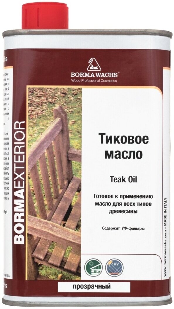 Тиковое масло Borma Teak Oil 500 мл 0360