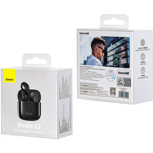 Наушники Bluetooth E3 Bowie Wireless Baseus черный NGTW080001 3804₽