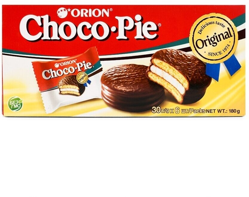 Бисквиты Orion Choco Pie в шоколаде