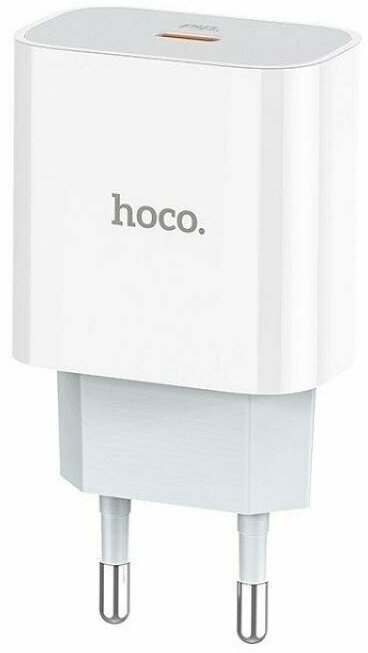 Сетевое зарядное устройство USB-C Hoco C76A (3A/PD) <белый>