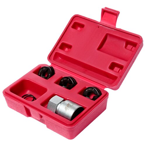 фото Набор для восстановления резьбы шпилек колес (m12x1.25, м12х1.5, м14х1.5) в кейсе. jtc-5201 jtc auto tools