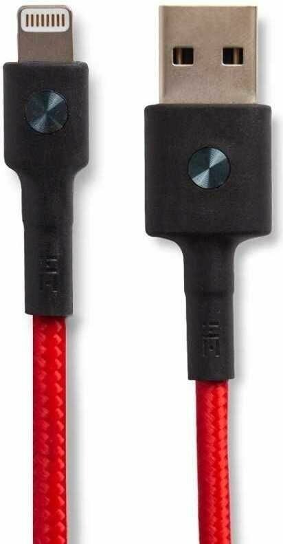 Кабель XIAOMI ZMI, USB Type-C (m), Lightning (m), 1м, MFI, красный [al803 red] - фото №19