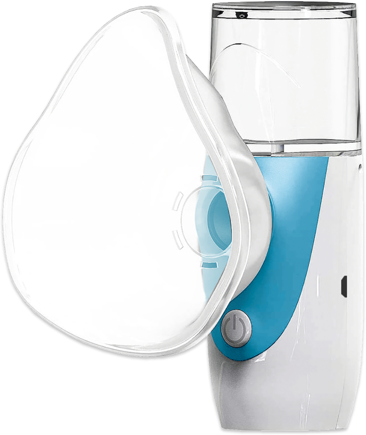 Ингалятор небулайзер детский/взрослый аккумуляторный с насадками/от простуды для профилактики и лечения заболеваний носа и горла