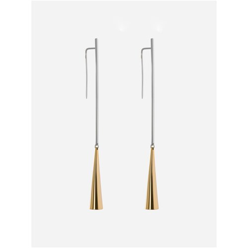 Серебряные серьги NANA MACHI позолота