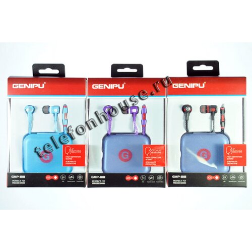 Стереонаушники Genipu GNP-818 с микрофоном 50000₽