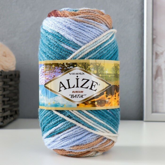 ALIZE Пряжа "Burcum batik" 100% акрил 210м/100гр (7648)