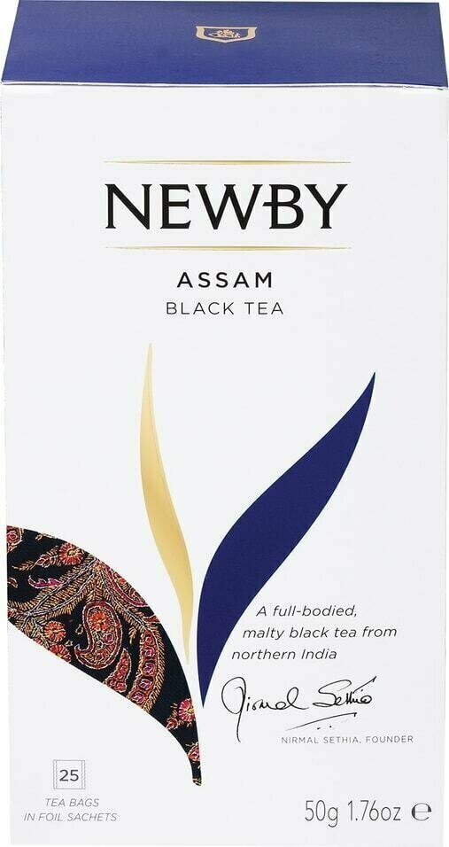 Чай черный Newby Assam в пакетиках, 25 шт. - фотография № 6