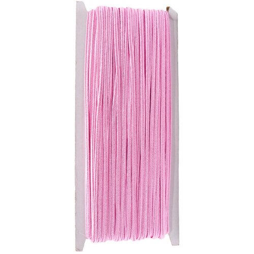Тесьма отделочная сутаж NITEX 3 мм, 36 ярдов (32,9 м), цв. пастельно-розовый