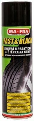 FAST & BLACK (spray) 500 ML VIP чернение для шин с восстанавливающим эффектом MA-FRA Италия