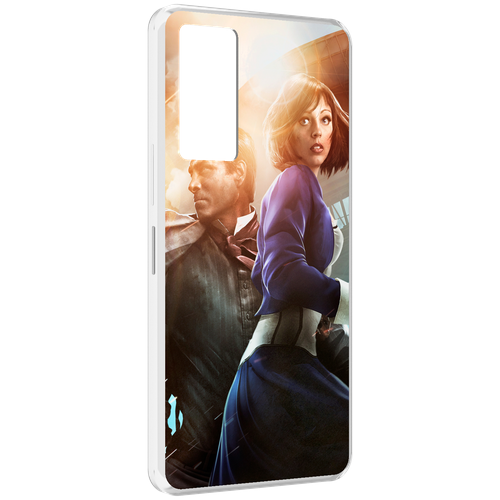 Чехол MyPads Bioshock Infinite для Infinix Note 11 задняя-панель-накладка-бампер чехол mypads bioshock infinite для infinix smart 7 задняя панель накладка бампер