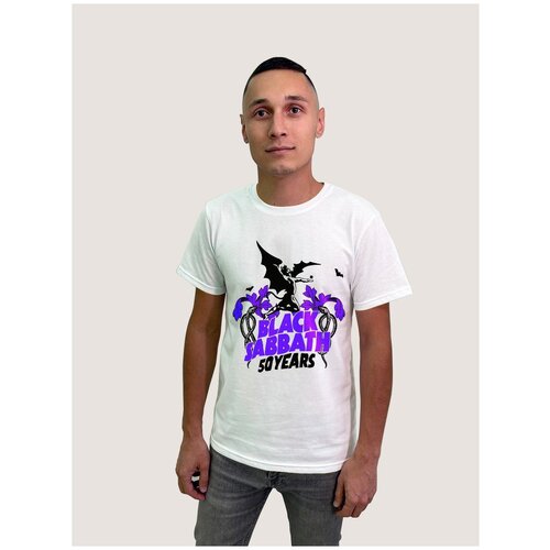 фото Футболка, размер 3xl, белый будь на стиле