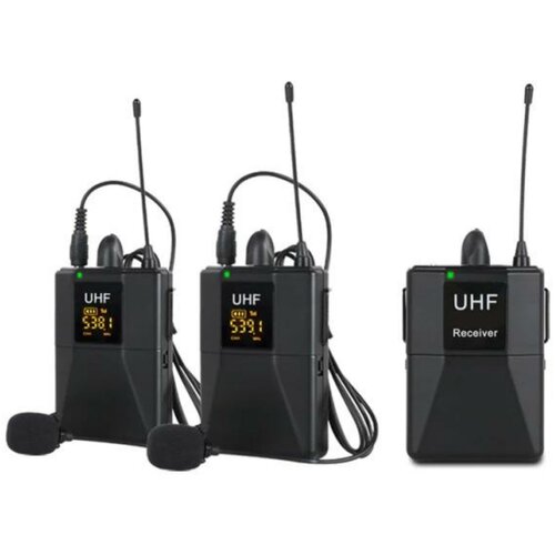 Микрофон петличный двухканальный беспроводной BG-121U 610000₽