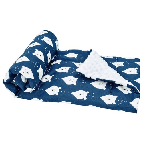 фото Плед amarobaby растем вместе 85х95 см белые медведи