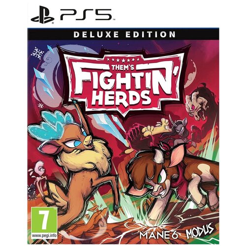 Them's Fightin' Herds Deluxe Edition Русская Версия (PS5) minecraft legends deluxe edition русская версия ps5