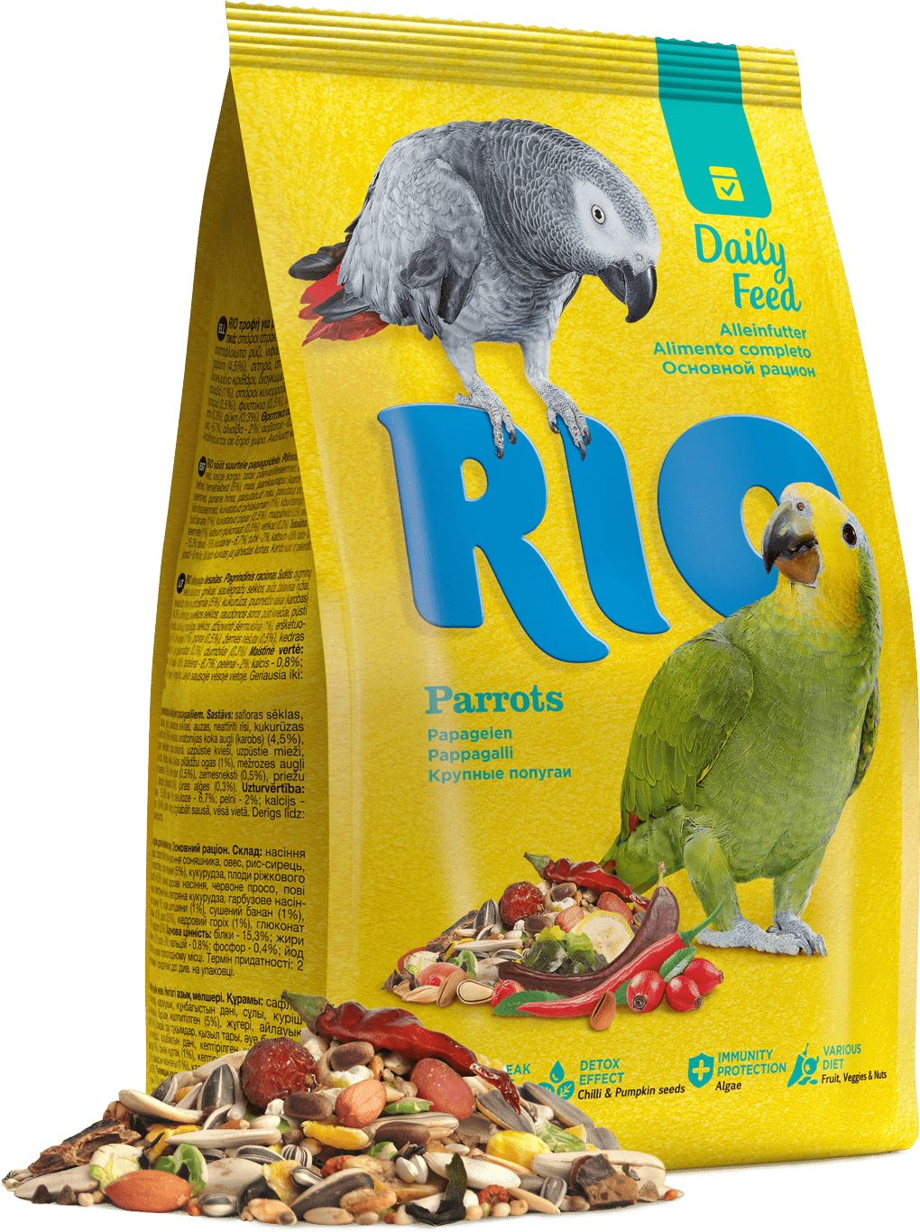RIO 500 г корм для крупных попугаев 5 шт