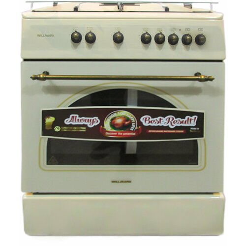 Плита комбинированная WILLMARK CS-6919 5 газ эл духовка таймер автоподжиг газ-контр 60х90 ретро 5777000₽