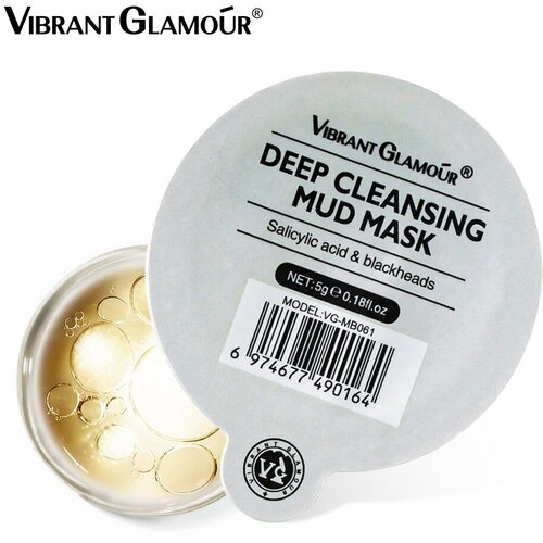 VIBRANT GLAMOUR грязевая пленка с желе и салициловой кислотой, 5 г, 5шт; VIBRANT GLAMOUR Salicylic Acid Jelly Mud Film 5g