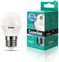 Светодиодная лампа Camelion LED12-G45/845/E27