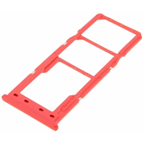 Сим лоток / Держатель сим карты / Контейнер SIM / sim holder SIM для Samsung A022G ( A02 ) Красный