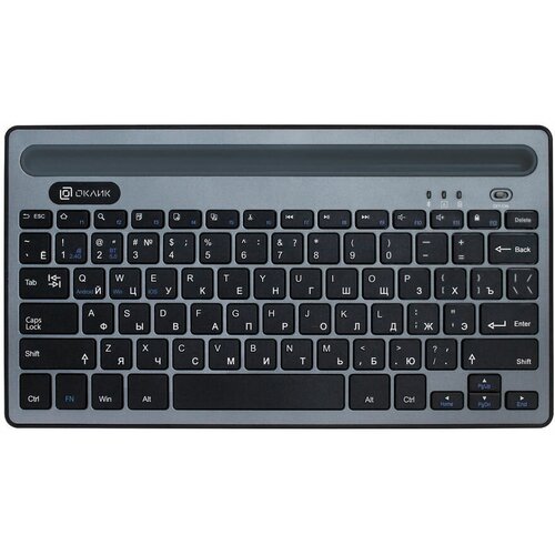 Клавиатура Oklick 845M USB Радиоканал черный 1680661 183300₽