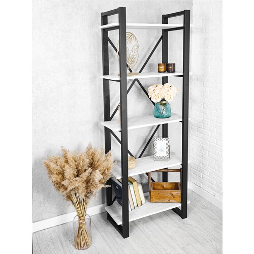 Стеллаж в стиле Лофт, стеллаж этажерка для книг