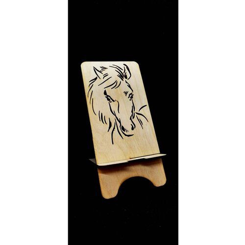 Подставка под телефон из дерева drevorub 