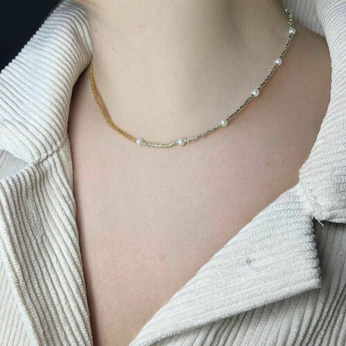 Чокер из бисера MIYUKI на шею