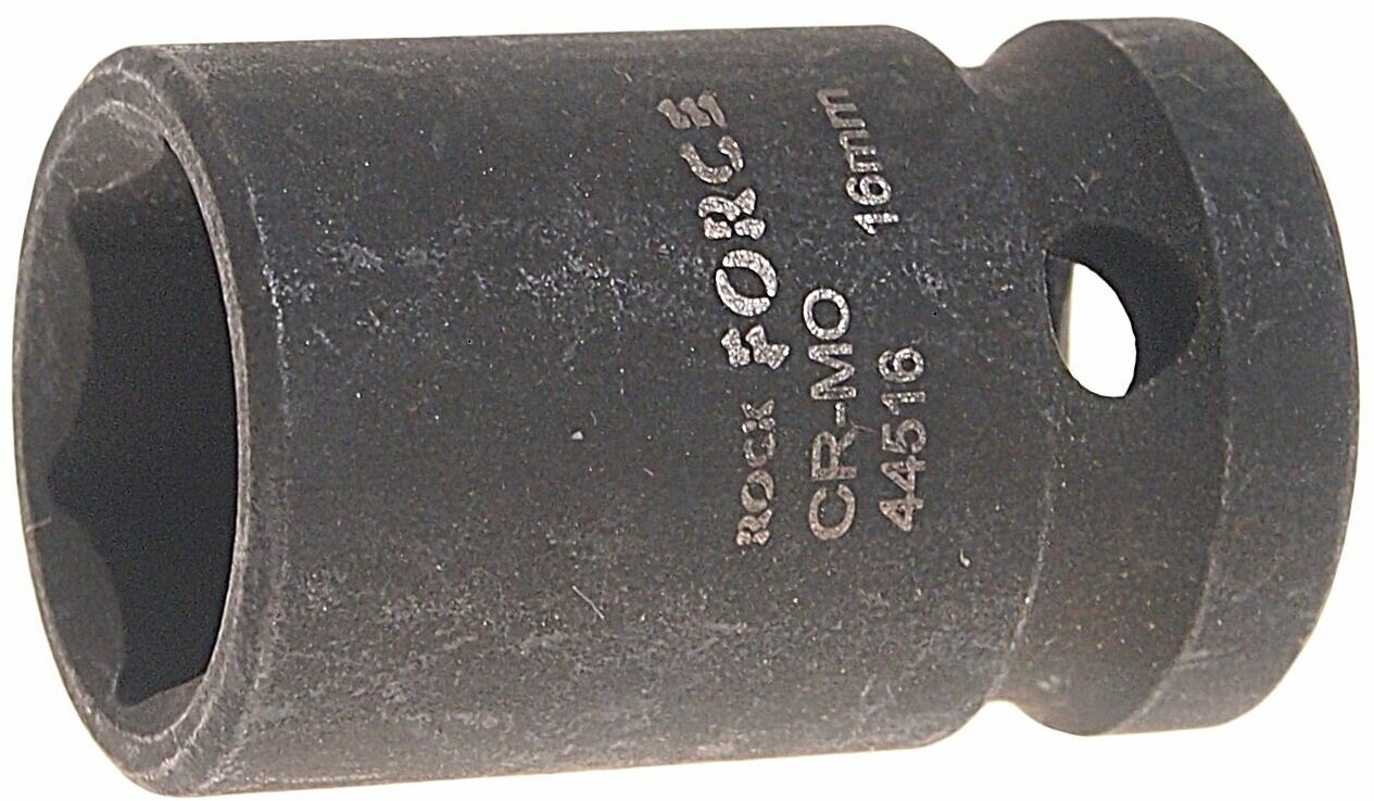 Головка торцевая 16мм 1/2" 6-гранная ударная L=40мм ROCKFORCE RF-44516 /1/10