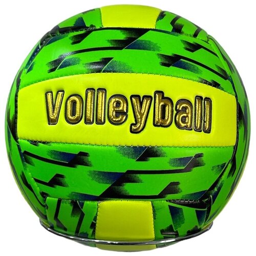 фото Мяч волейбольный, кислотный для тренировок и спортивных игр, 5 размер зеленый haowan