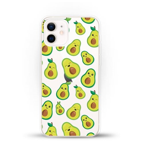 фото Силиконовый чехол много авокадо на apple iphone 12 mini andy & paul