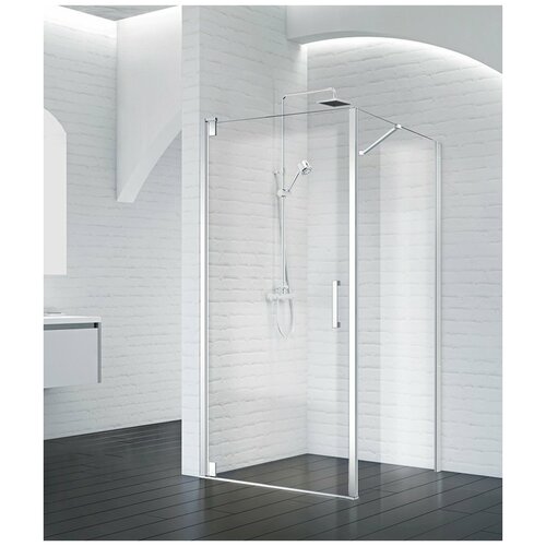 Душевой уголок BelBagno MARMI-AH-1-60/100-C-Cr душевая дверь belbagno marmi 60 marmi b 1 60 c cr профиль хром стекло прозрачное