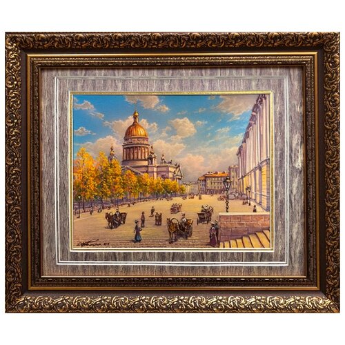 фото Картина маслом " исаакиевский собор. 1890 год.", блохин м., 2020, 22х17 prostokartina