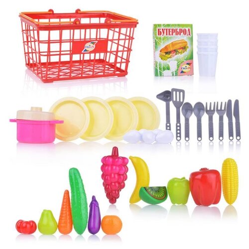Купить Игровой набор Orion Фрукты и овощи в корзинке (ОР379в4), Orion Toys